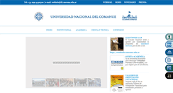 Desktop Screenshot of correspondencia.uncoma.edu.ar