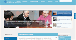 Desktop Screenshot of prensa.uncoma.edu.ar