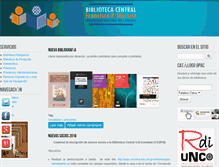 Tablet Screenshot of bibliocentral.uncoma.edu.ar